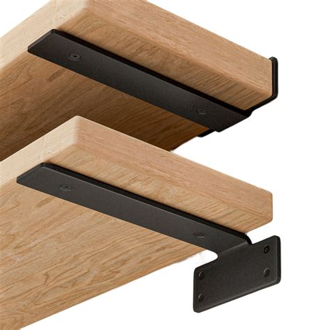 wood clad metal shelf brackets|solid wood shelf brackets.